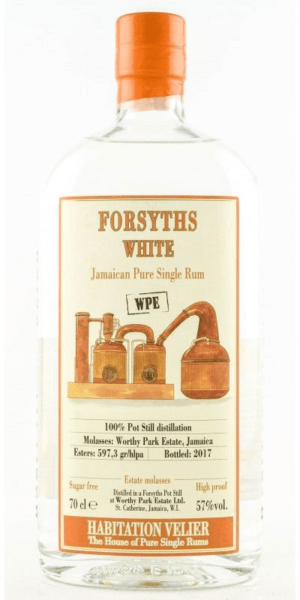 Habitation Velier FORSYTHS WHITE WPE Jamaica Pure Single Rum 0