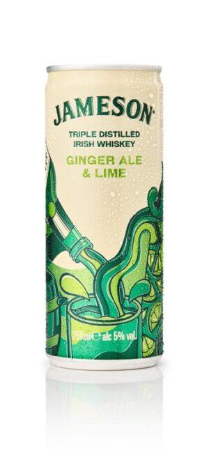 Jameson Ginger Ale & Lime plech 5% 0