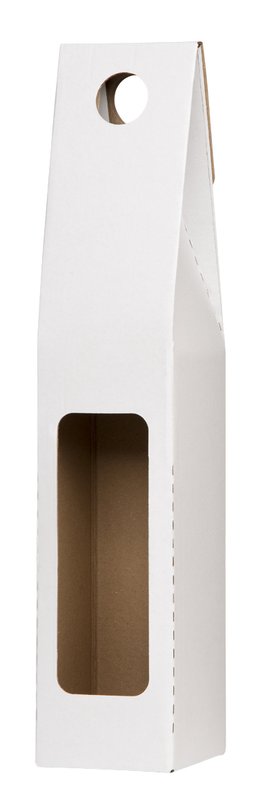 MB Model Papírová krabička na víno bílá