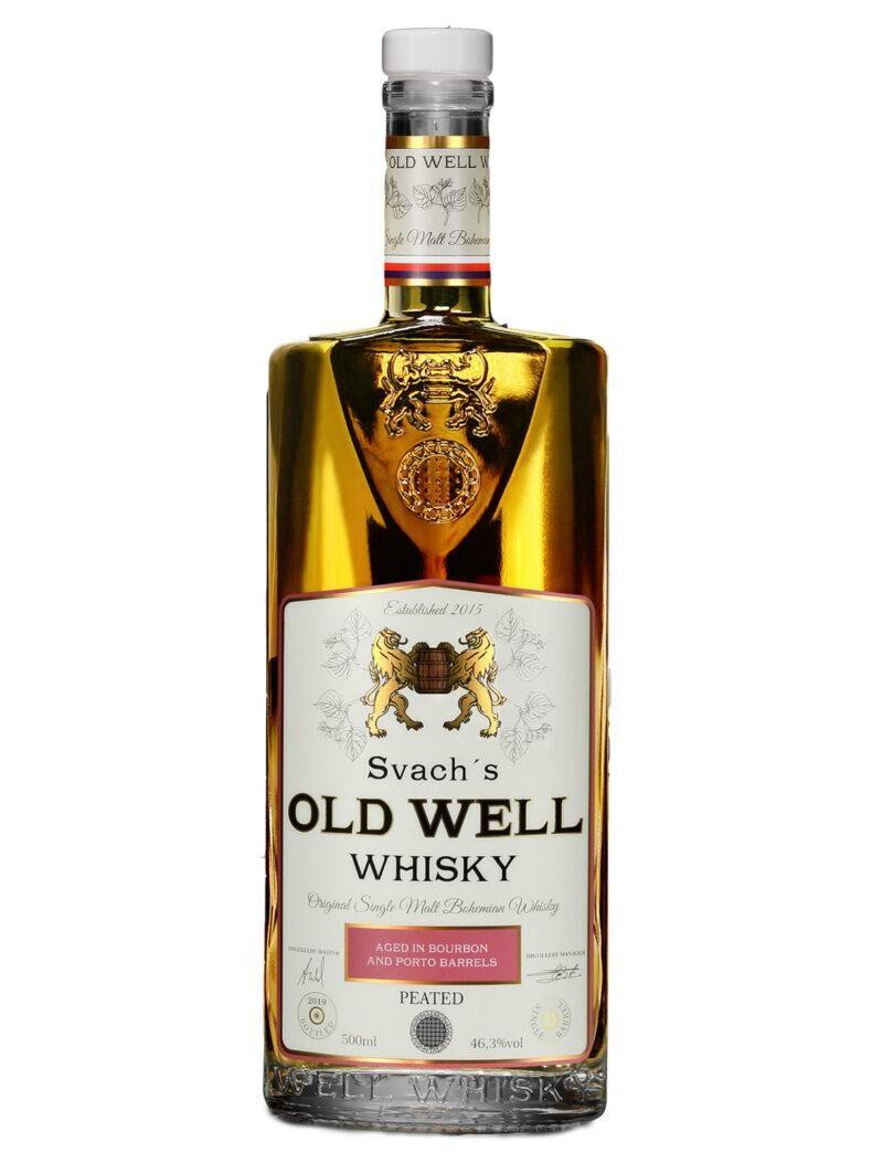 Svach's Old Well whisky Bourbon a Porto kouřová 46