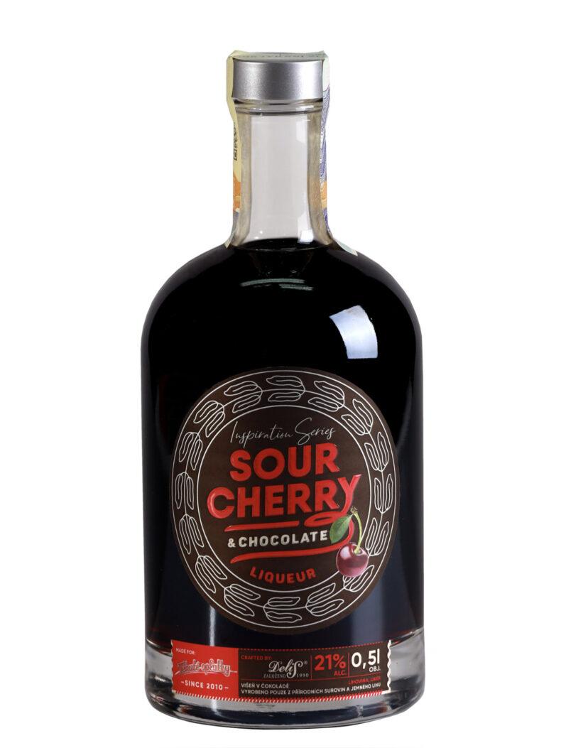 Tekuté oplatky Sour Cherry & Chocolate likér 21% 0